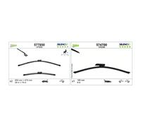 Valeo Front & Rear Wiper Blade Set fits Renault Espace VI 2023 on