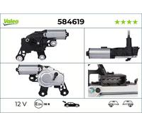 Valeo Front/Rear Wiper Motor Rear fits Ford
