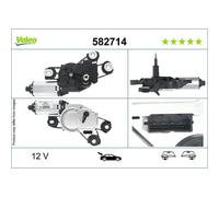 Valeo Front/Rear Wiper Motor Rear fits Seat Altea 2004-2015