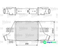 VALEO FRONT RIGHT CHARGE AIR COOLER 818638