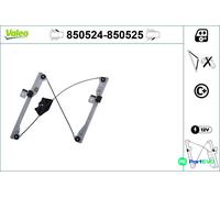 VALEO FRONT RIGHT WINDOW REGULATOR 850525 FOR VW