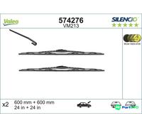VALEO FRONT WIPER BLADE 574276 FOR OPEL VAUXHALL