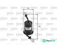 VALEO FUEL FILTER 587037 FOR MAZDA