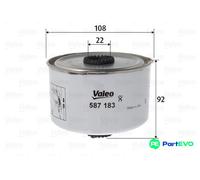 VALEO FUEL FILTER 587183 FOR LAND ROVER
