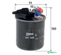 VALEO FUEL FILTER 587608 FOR MERCEDES-BENZ