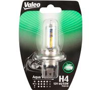 VALEO H4 Single Auto Bulb 12V 60/55W Aqua Vision P43t-38 Original