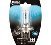 VALEO H4 Single Car Bulb 12V 60/55W Blue Effect P43t-38 Original