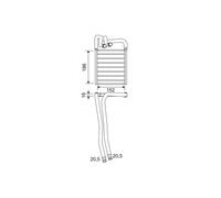 VALEO 811605 Heater matrix