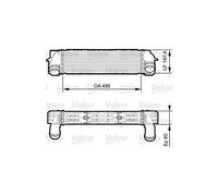 Valeo Intercooler, Engine Cooling 818252
