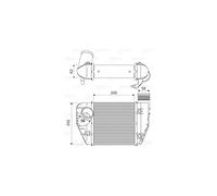 Valeo Intercooler, Engine Cooling 818326