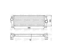 Valeo Intercooler, Engine Cooling 818340