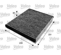 Filter, interior air for FORD VOLVO VALEO 715628