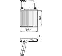 Valeo Interior Heat Exchanger Fits MERCEDES S211 W211 02-09 2118300361