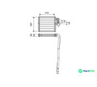 VALEO INTERIOR HEATING HEAT EXCHANGER 811510 FOR FORD