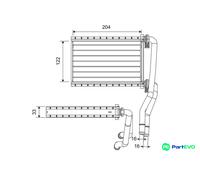 VALEO INTERIOR HEATING HEAT EXCHANGER 811535 FOR FIAT SUZUKI