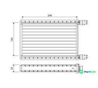 VALEO INTERIOR HEATING HEAT EXCHANGER 811571 FOR BMW