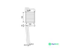 VALEO INTERIOR HEATING HEAT EXCHANGER 811605 FOR HYUNDAI