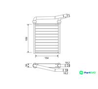 VALEO INTERIOR HEATING HEAT EXCHANGER 811626 FOR TOYOTA