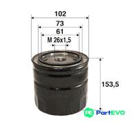 VALEO OIL FILTER 586085 FOR MITSUBISHI