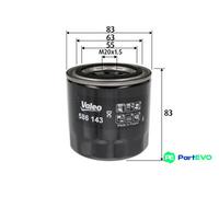 VALEO OIL FILTER 586143 FOR HYUNDAI KIA