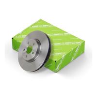 Valeo Oiled Brake Disc, Box of 1 Vented Disc - Front Axle - Similar to OE Design and Quality - 197177