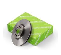 Valeo Oiled Brake Disc, Box of 1 Vented Disc - Front Axle - Similar to OE Design and Quality - 197198