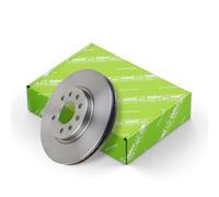 Valeo Oiled Brake Disc, Box of 1 Vented Disc - Front Axle - Similar to OE Design and Quality - 197226