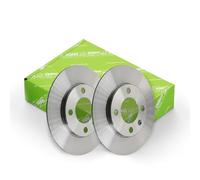 VALEO - Oiled brake discs - 186228 - Box of 2 solid discs - Front axle - Similar to OE design and quality - Valeo, Braking expert since 1923