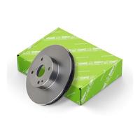 VALEO - Oiled brake discs - 186304 - Box of 2 ventilated discs - Front axle - Similar to OE design and quality - Valeo, Braking expert since 1923