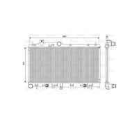 Genuine Valeo Radiator for Subaru FORESTER 09-13 45119-SC000