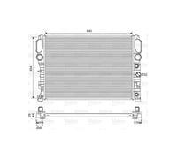 Valeo Radiator, Engine Cooling 701575