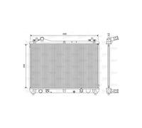 VALEO 701592 Engine radiator