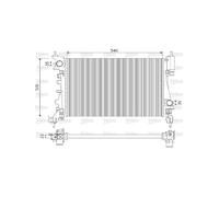 Valeo Radiator, Engine Cooling 733114