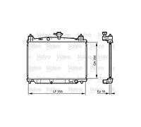 VALEO 735416 Engine radiator