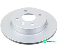VALEO REAR 2 X BRAKE DISC 672617 FOR OPEL VAUXHALL