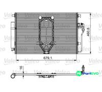 VALEO REAR AIR CONDITIONING CONDENSER 812502