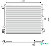 Valeo Air Conditioning Condenser 814402 - Fits Kia Soul 2009-2014