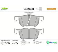 VALEO REAR DISC BRAKE BRAKE PAD SET 302430 FOR FORD
