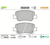 VALEO REAR DISC BRAKE BRAKE PAD SET 302435 FOR TOYOTA
