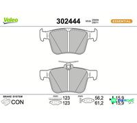VALEO REAR DISC BRAKE BRAKE PAD SET 302444 FOR AUDI SEAT SKODA VW