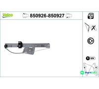 VALEO REAR LEFT WINDOW REGULATOR 850926 FOR BMW