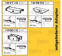 Valeo Replacement Parts Bracket Wiper Blade 1000 mm 132000 4004260008178
