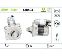 Valeo 438504 Starter Replacement Fits DS DS 3 Crossback 1.2 PureTech 100