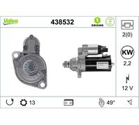Valeo 438532 Starter Fits VW Grand California 2.0 TDI 2.0 TDI 4motion