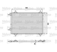 New Condenser, air conditioning for CITROËN DS PEUGEOT:DS4,DS5,307,RCZ,C4 I