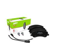Valeo Set of 4 Brake Pads Expert 301816A, Front Axle | Mounted Accessories Included, Certified ECE-R90, Valeo Quality, Tested to Ensure Durability and Optimal Performance