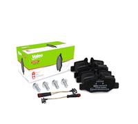 Valeo Set of 4 Brake Pads Expert 302426A, Rear Axle | Mounted Accessories Included, Certified ECE-R90, Valeo Quality, Tested to Ensure Durability and Optimal Performance