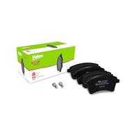 Valeo Set of 4 Brake Pads Expert 302666A, Front Axle | Mounted Accessories Included, Certified ECE-R90, Valeo Quality, Tested to Ensure Durability and Optimal Performance