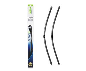 Valeo Silencio Kit of 2 Wiper Blades VF401 - Front - 700 mm / 700 mm | Flat Blades, Original Equipment Replacement, 574310