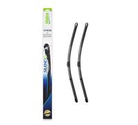 VALEO Silencio Wiper - VF808 - Kit of High Performance, Superior Road Visibility, Easy Installation Original Flat Blades 500mm/500mm - Front - Set of 2 Wiper Blades - 577808